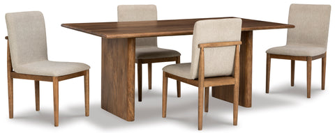 Isanti Dining Table and 4 Chairs