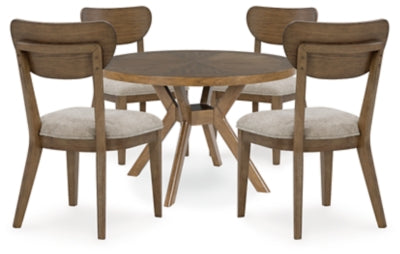 Roanhowe Dining Table and 4 Chairs; Low
