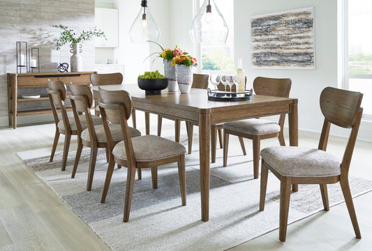 Roanhowe Dining Table and 8 Chairs