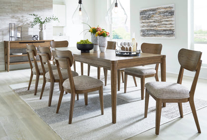 Roanhowe Dining Table and 8 Chairs