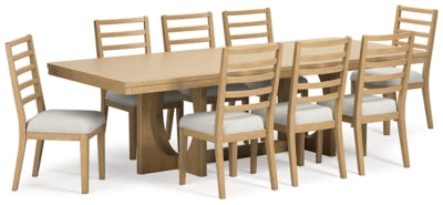 Rencott Dining Table and 8 Chairs