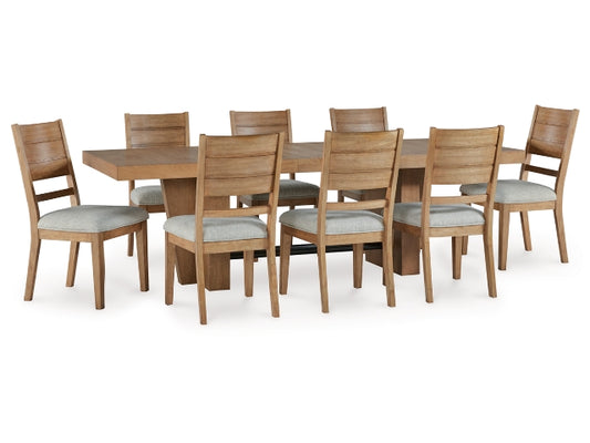 Kristiland Dining Table and 8 Chairs