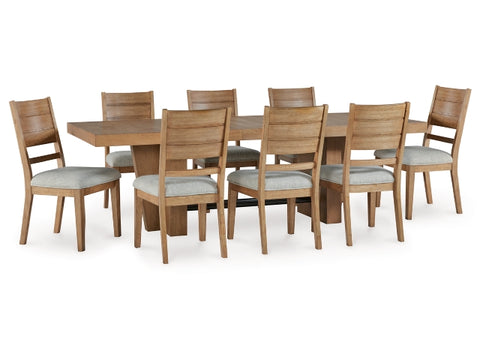 Kristiland Dining Table and 8 Chairs