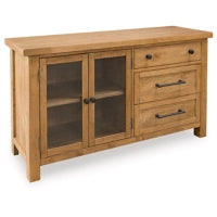 Kristiland Dining Room Server; Light Brown