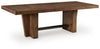 Kristiland Dining Extension Table; Warm Brown
