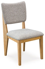 Sherbana Dining Chair; Light Brown
