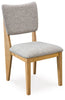 Sherbana Dining Chair; Light Brown