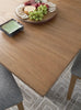 Sherbana RECT Dining Room EXT Table; Light Brown