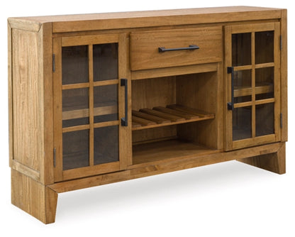 Sherbana Dining Room Server; Light Brown