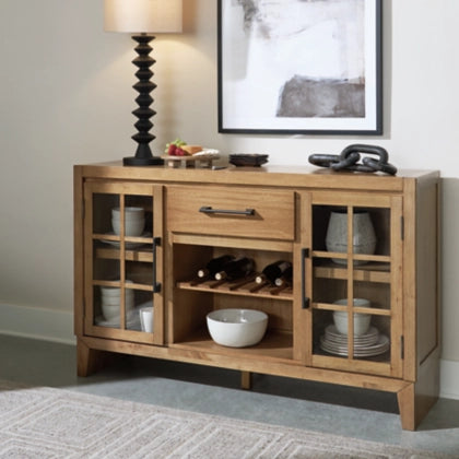 Sherbana Dining Room Server; Light Brown