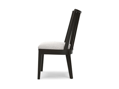 Galliden Dining Table 4 side chairs and 2 arm chairs