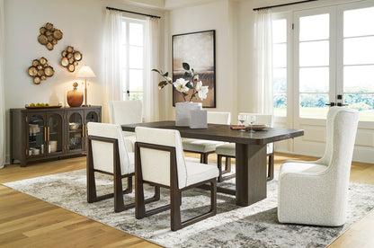 Darimore Rectangular Dining Room Table and 6 Chairs