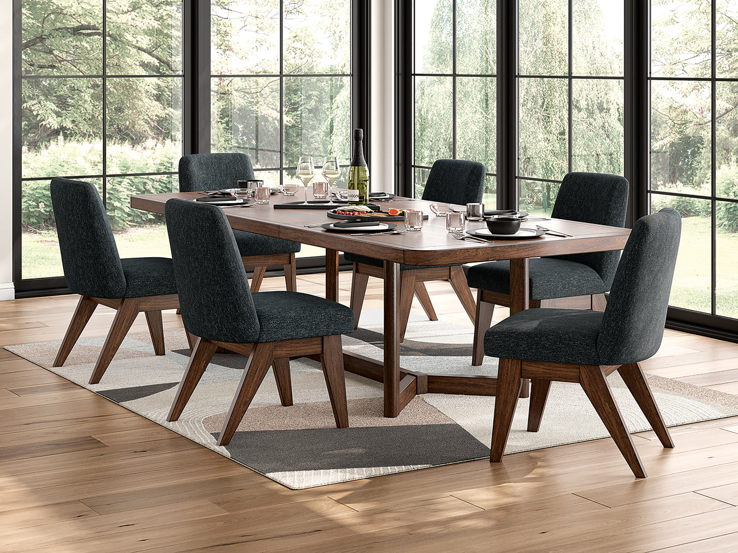 Kendamor Dining Table and 6 Chairs