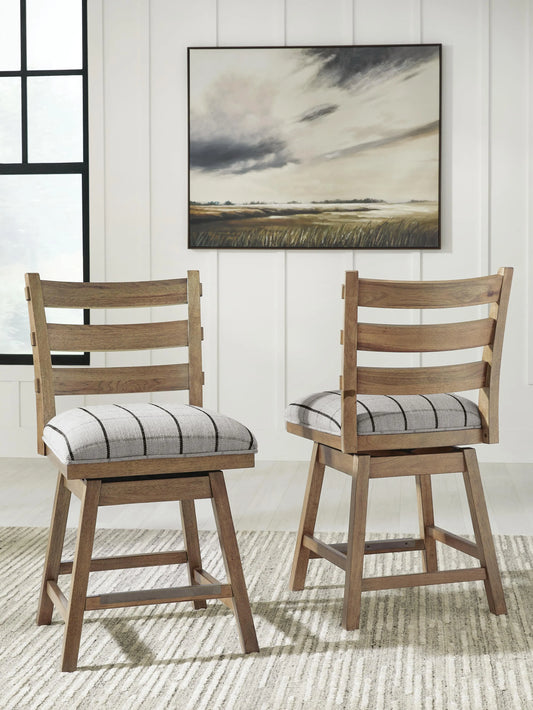 Ridgester Counter Height Swivel Barstool