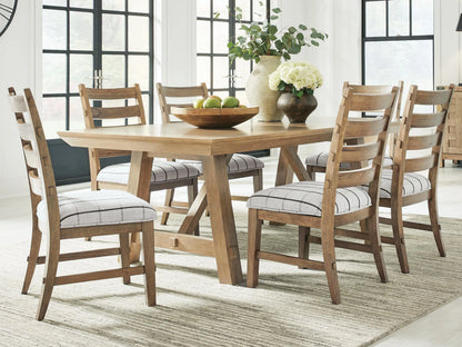 Ridgester Extension Dining Table and 6 Chairs