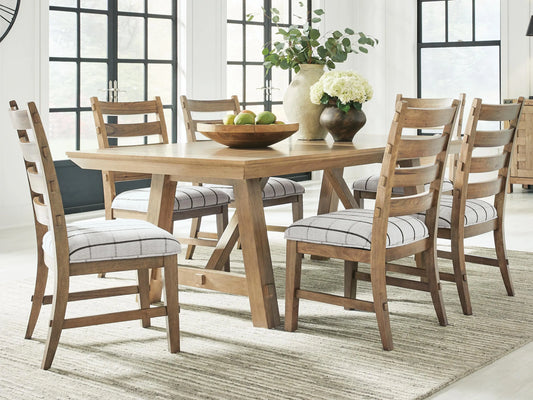 Ridgester Extension Dining Table and 6 Chairs