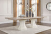 Jorlaina Dining Table and 8 Chairs