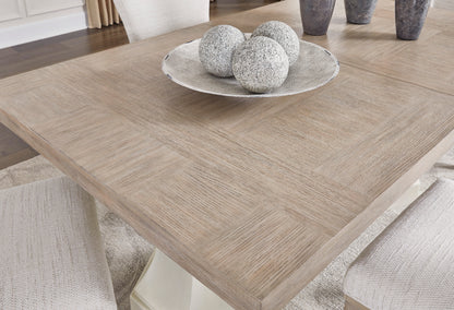 Jorlaina Dining Table and 8 Chairs