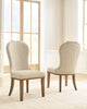 Jorlaina Dining Chair; Brown