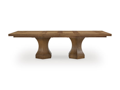 Jorlaina Dining Extension Table; Brown