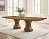Jorlaina Dining Extension Table; Brown