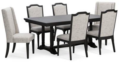 Welltern Dining Table and 6 Chairs