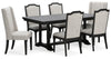 Welltern Dining Table and 6 Chairs