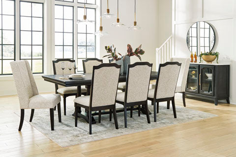 Welltern Dining Table and 8 Chairs