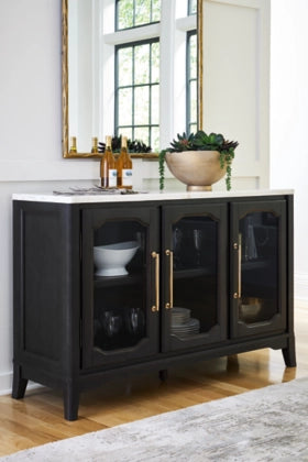 Welltern Dining Room Server; White Black