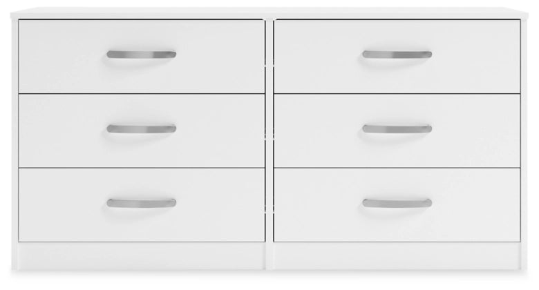 Flannia Six Drawer Chest; White