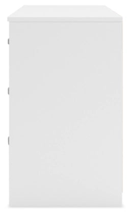 Flannia Six Drawer Chest; White