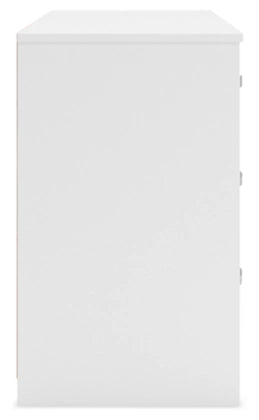 Flannia Six Drawer Chest; White