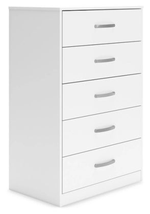 Flannia Six Drawer Chest; White