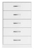 Flannia Six Drawer Chest; White