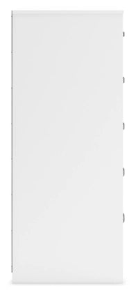 Flannia Six Drawer Chest; White