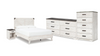 Shawburn bedroom set (Queen platform,Queen panel,six drawer dresser,five drawer chest,night stand)