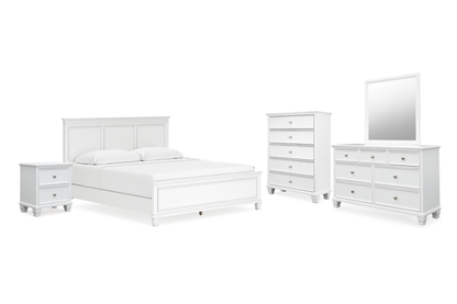 Fortman King Panel Bed Set