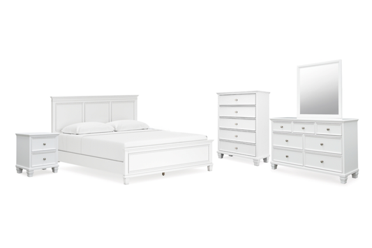 Fortman King Panel Bed Set