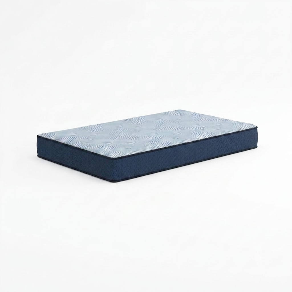 Twin Mattress-Peak 2.0 10 Hybrid; Light Blue (Standard Single Bed)