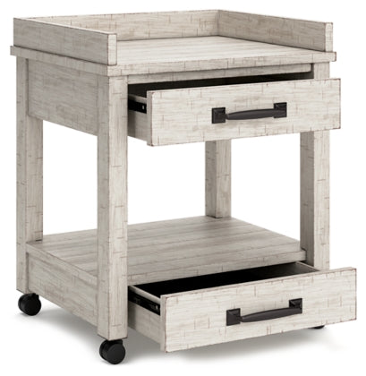 Carynhurst Printer Stand; Whitewash