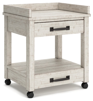 Carynhurst Printer Stand; Whitewash