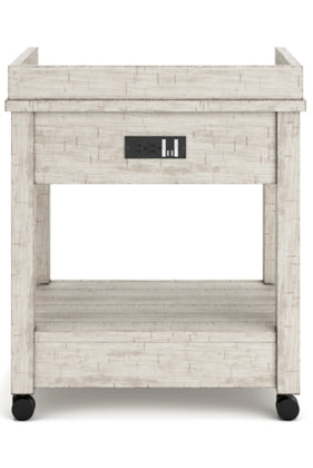 Carynhurst Printer Stand; Whitewash
