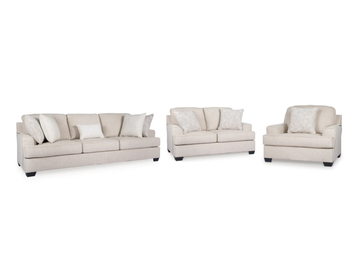 Heartcort Sofa Set; Linen