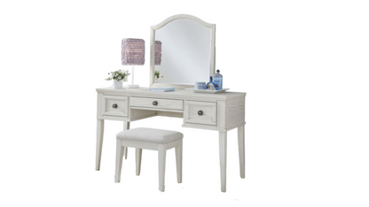 Robbinsdale Mirrored Vanity with Bench