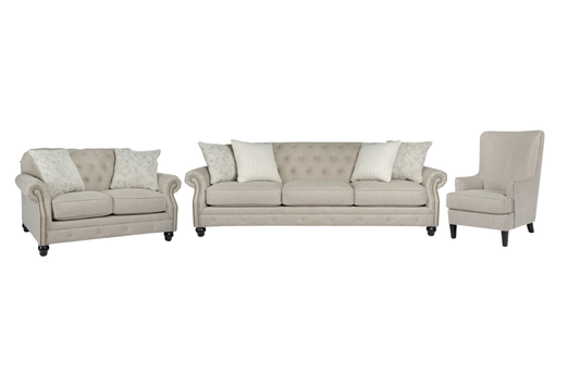 Katahdin Sofa Set; Wicker