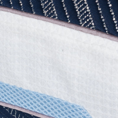 Whitney 15.25 cm Standard Pillow; Navy Blue