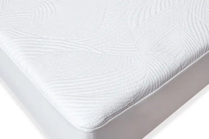 Extra Cooling King Mattress Protector; White
