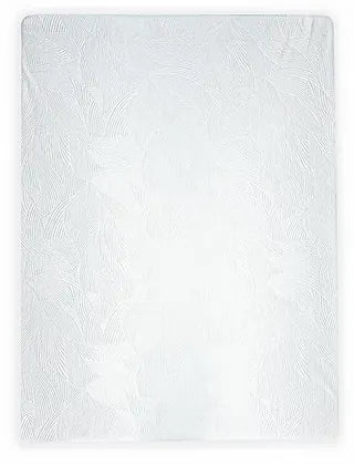 Extra Cooling King Mattress Protector; White