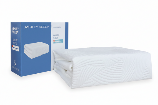 King Mattress Protecter-Extra Cooling; White