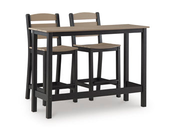 Moondance Outdoor Counter Table and 2 Barstools
